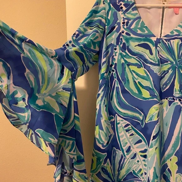 Lilly Pulitzer Silk Multicolor Dress size 8 - Picture 4 of 4